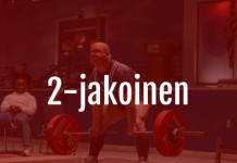 2-jakoinen treeniohjelma